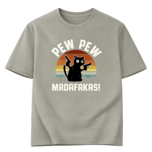 PEW PEW MADAFAKERS | Pistolen Katze Shirt